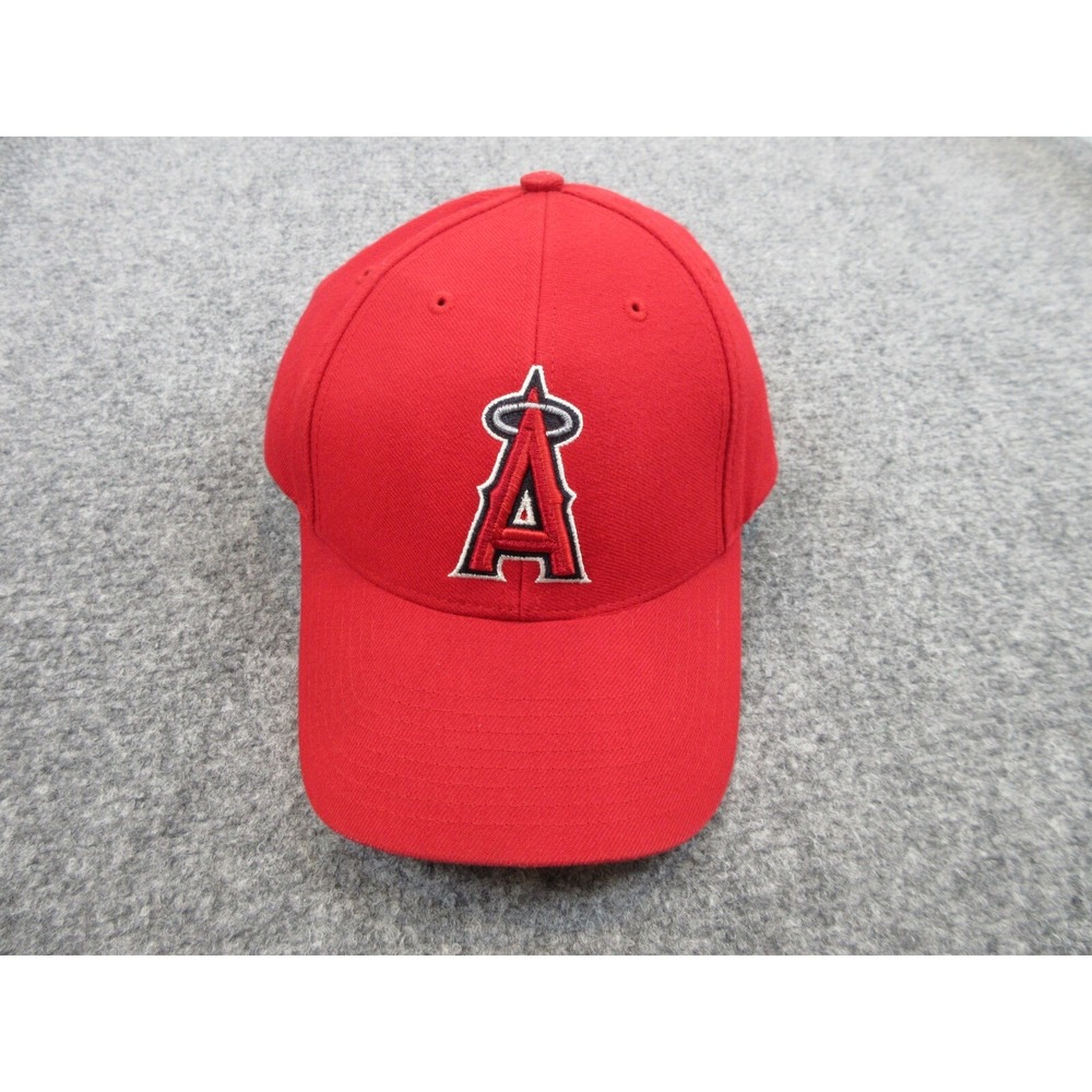 Vintage Anaheim Angels Hat Cap Strap Back One Size MLB Baseball Twins Enterprise